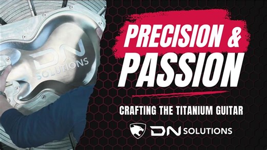 🎸 We’re building the world’s first hollow body titanium guitar, and it all started in Chicago with the team at DN Solutions America. Their cutting-edge machine tools and Siemens controls are powering this revolutionary build. Special thanks to Titanium Industries Inc. for suppling us with the titanium to get the job done! 🎥 Watch below! #Mastercam #TitaniumGuitar #DNsolutions #CADCAM #AdvancedManufacturing #Innovation | Mastercam