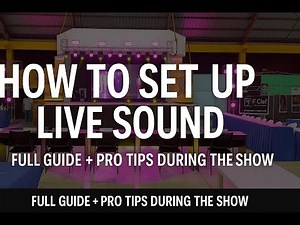 How to Set Up Live Sound: Full Guide + Pro Tips During the Show (Giglog 44)