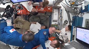 The hatches opened between the SpaceX Dragon and the space station at 3:46 a.m. EDT today and the #Crew11 quartet joined the Expedition 73 crew. More... https://go.nasa.gov/4mm44YO | International Space Station