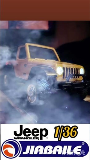 MICRO RC CRAWLER JEEP JIABAILE 1/36eme