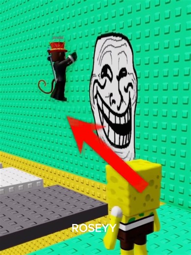 invisible troll wall trap 🤯 #shorts #robloxshorts #tower