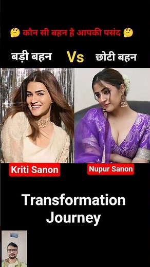 Nupur Sanon Vs Kriti Sanon 💯✅ age transformation journey//#kritisanon#nupursanon