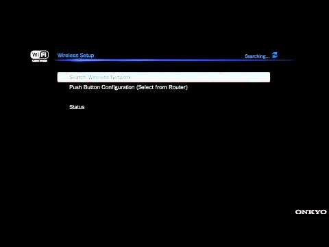 ONKYO NEW RECEIVER TX-NR626, How to setup the wireless internet connection