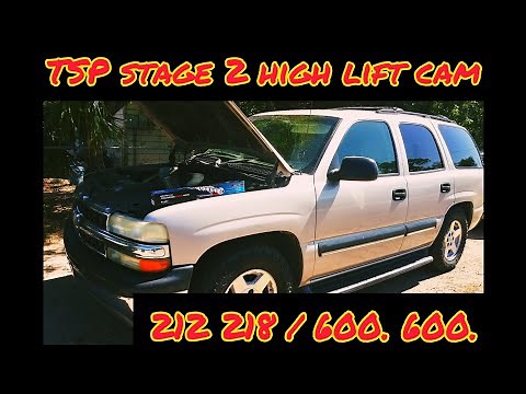 Texas speed & performance stage 2 truck cammed 5.3 tahoe. 212 218 .600 lift 112 LSA
