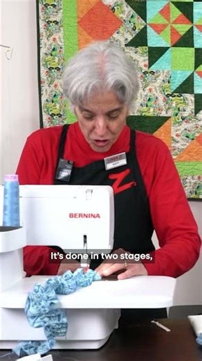 Gather Fabric on a Serger With This Trick