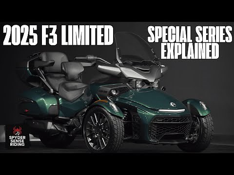 Special Series Upgrades Explained | 2025 Can-Am Spyder F3 Limited