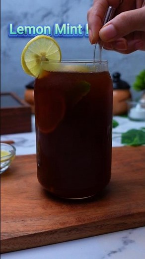 Lemon Mint Iced Tea – The Ultimate Summer Cooler!🍹