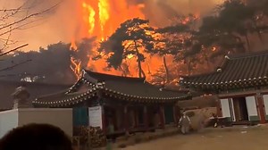 LANTAW: Gihabhab sa kalayo ug naugdaw tungod sa halapad nga wildfire sa Uiseong County ang Unramsa Temple, usa kini ka 1,000-year-old heritage structure sa South Korea's Silla Era. 🎥 CTTO #MalindangPH #LatestNewsInZamboangadelSur #LatestnewsinZamboangaPeninsula #OnlineNewsInPagadianCity | Malindang Broadcasting Network