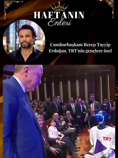 Cumhurbaşkanı Recep Tayyip Erdoğan, TRT'nin gençlere özel Genç kanalının açılış törenini, Robo Genç robotunun özel olarak getirdiği kumandayı kullanarak gerçekleştirdi.