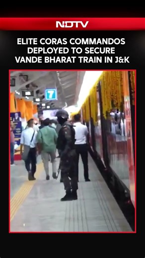 Elite CORAS Commandos Deployed to Secure Vande Bharat Train in J&K