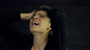 Young Woman Screaming Crying Desperate Closeup Stock Footage Video (100% Royalty-free) 26021561 | Shutterstock