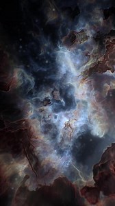 A vibrant and colorful nebula in outer space