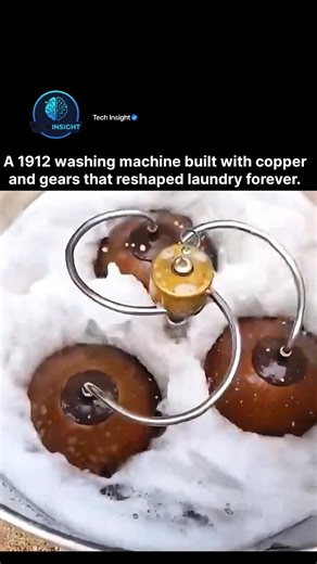 They Built THIS in 1912?! 😱 Rare Copper Gear Washing Machine