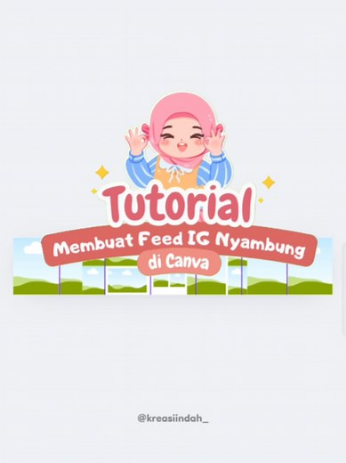 Cara Membuat Feed IG Menyambung di Canva