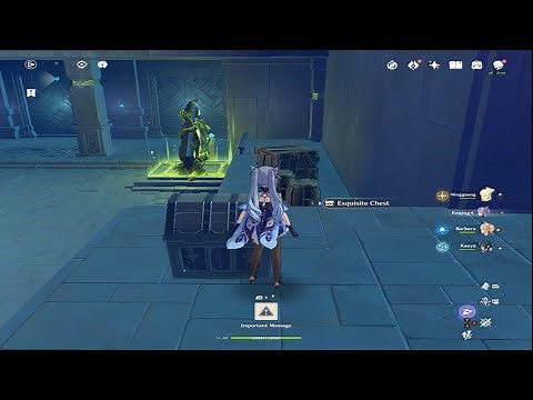 Genshin Impact - Hidden Exquisite Chest in the Temple of the Wolf (Location+Access)