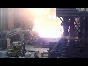 Steel Mill Wet Charge Accident Causes Huge Explosion