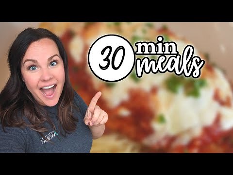 These EASY 30 MINUTE dinners are PERFECT for your menu this week!