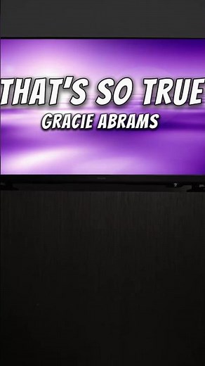 That’s So True by Gracie Abrams 🎵 (Lyrics) #musiclyrics #lyricsvideo
