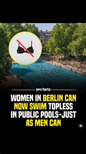 Vamsi Dasari | Germany🇩🇪 | YOUR career expert in Abroad on Instagram: "CNN — Women in Berlin can now swim topless in the city’s public pools if they choose to – just as men can. As well as being hailed as a step forward for gender equality in the German capital, the measure introduced this week is symptomatic of Germany’s love of Freikoerperkultur – literally translated as ‘free body culture’ – which has its roots in the late 19th century. Berlin’s authorities took action after a