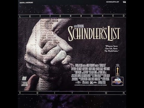 Opening to Schindler's List (US LaserDisc; 1994)