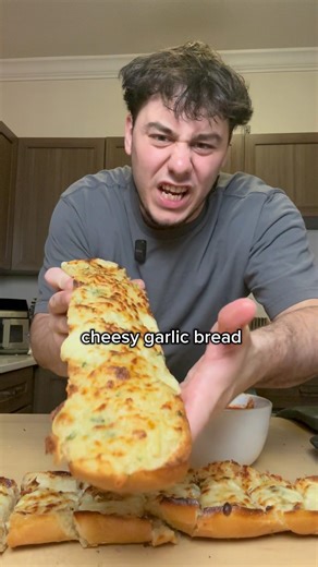 MAKING CHEESY GARLIC BREAD!?!? #viral #cheese #youtube #shorts #food #youtubeshorts #trending #good