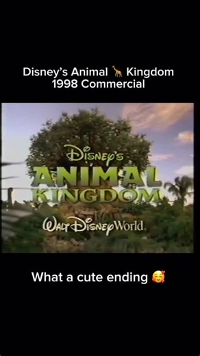 Disney Mouse House on Instagram: "Disney Animal Kingdom commercial from 1998! What a cute 🥰 throwback ad for Disney! #disney #instadisney #disneyreels #disneyinsta #disneyworld #disneygram #wdw #disneyparks #disneyig #waltdisneyworld #animalkingdom #throwback"