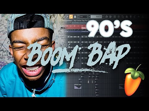 MAKE BOOM BAP BEATS LIKE THE 90's! How To Make a 90s Hip Hop Beat - FL Studio 20 Tutorial