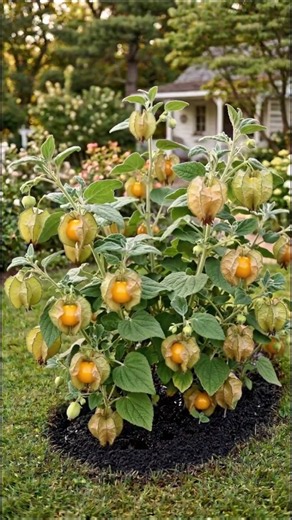 Watch Cape Gooseberry Grow From Seed to Golden Berries 🍊🌱 | Satisfying Garden Timelapse!