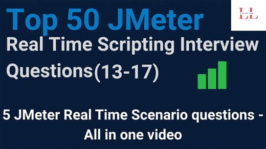 Top 50 JMeter Interview Qns (13-17/50) : Real time JMeter questions you must watch before interview | Vasanth Shanmugam