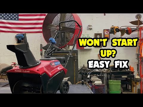 Carburetor Removal & Cleaning on a Toro Power Clear 721QZE (won't start up, old gas)