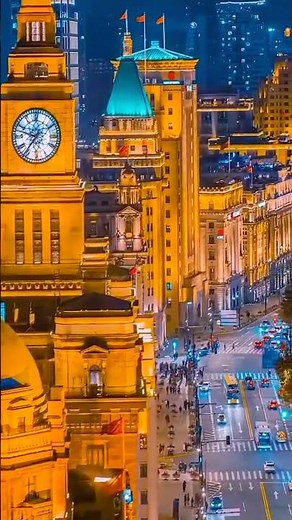 Shanghai Bund Night View 2026 | Historic Waterfront & Huangpu River Skyline!#shorts #travel #city