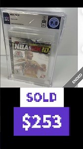 TOP of POP 2 🔥 WATA 9.8 A+ NBA 2K10 Kobe Bryant (PS3) | SOLD
