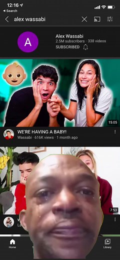 didn’t make it any better that the breakup video was right below it #fyp #newaccount #alexwassabi #foryou #2018