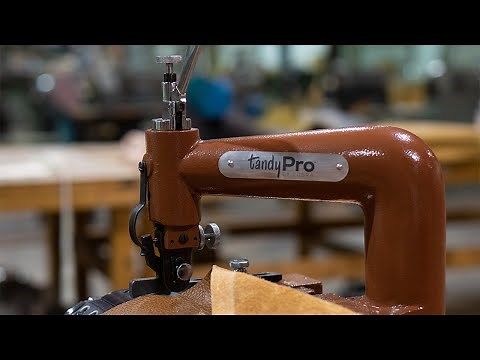 TandyPro® by Leather Machine Co. NP4 Skiving Machine Unboxing & Set-Up with Claridge Leather!