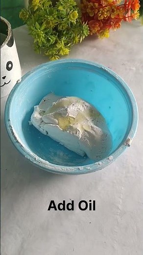 How to make clay with Wall putty ☺️#diy #craft #art #wall putty#clay