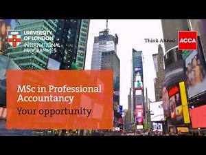 MSc in Professional Accountancy Introduction