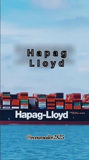 Hapag-Lloyd Container ship 🚢#containership #hapaglloyd #oceansailor ‪@OceanSailor2825‬