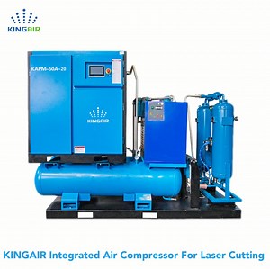 [Hot Item] 37kw 50HP 20bar High Pressure Integrated Industrial Rotary Screw Type Air Compressor for Laser Cutting