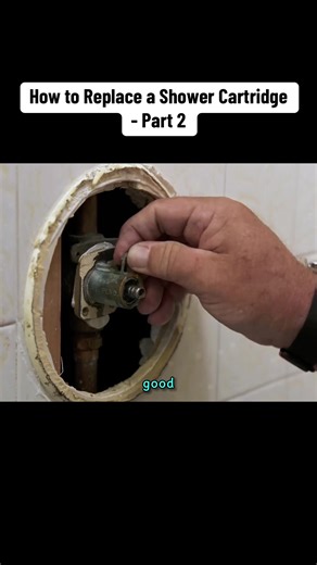 How to Replace a Shower Cartridge - Part 2 #replace #cartridge #house #fyp #usa🇺🇸