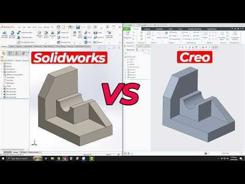 SOLIDWORKS Vs CREO Modeling | Which one is Better ?
