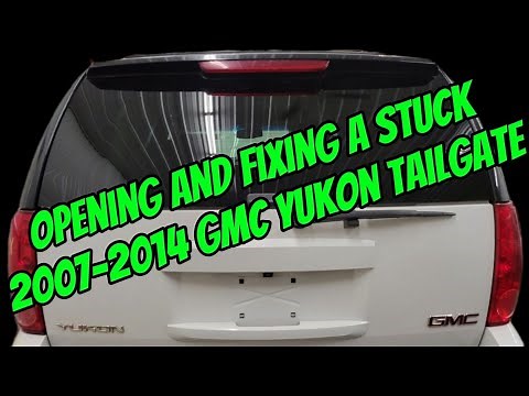Opening and Fixing | 2007-2014 GMC Yukon Tailgate Won't Open - BukesWorld