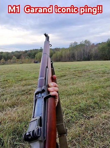 My first time emptying a M1 garand clip to hear that iconic noise