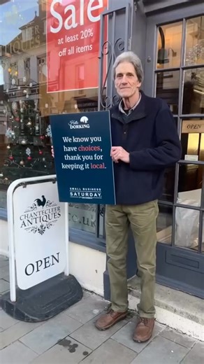 This is how Small Business Saturday goes in Dorking. It's all about celebrating the real heart of our town - our incredible small businesses. The places run by passionate people. The experts who know their craft inside out. The independents you simply won’t find anywhere else. From bespoke gifts and handmade treats to specialist knowledge, personal service and stories behind every counter, our small businesses are what make Dorking truly unique. When you shop here, you’re not just ticking things