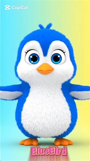 Cute Blue Birds Cartoon 🐦💙 #KidsCartoon #CartoonShorts #CuteBirds #ViralShorts
