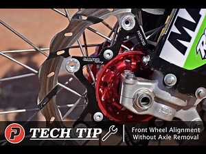 Front Wheel Alignment without Removing Axle