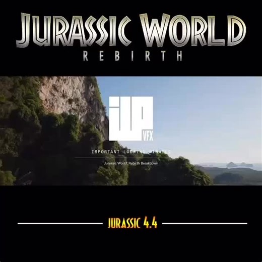 Jurassic World Rebirth - Efeitos visuais, antes e depois. #jurassicworld #jurassicworldrebirth #jurassicpark #cgi #industriallightandmagic | Jurassic Park 4.4