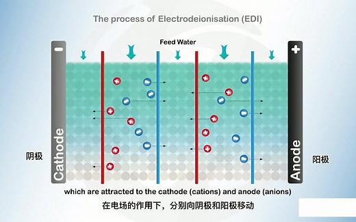 电去离子水处理原理（EDI）