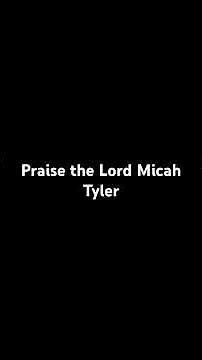 Praise the Lord #gospelmusic Micah Tyler