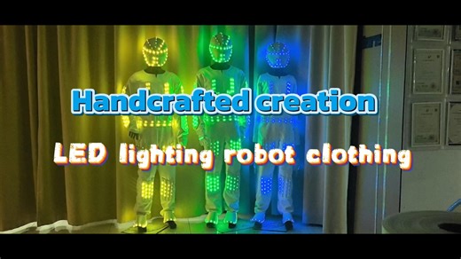 LED lighting robot clothing