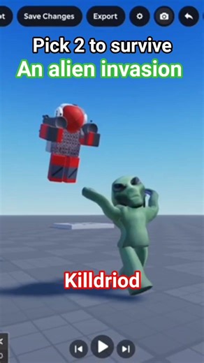 Pick 2 to survive an alien invasion #roblox #dieofdeath #dieofdeathroblox #robloxanimation
